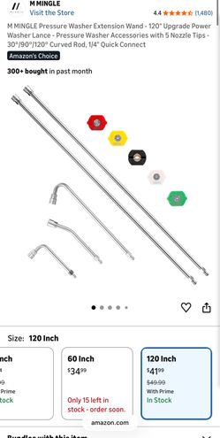 Pressure wash wands