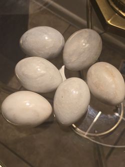 Vintage Granite Marble Stone Polish Eggs