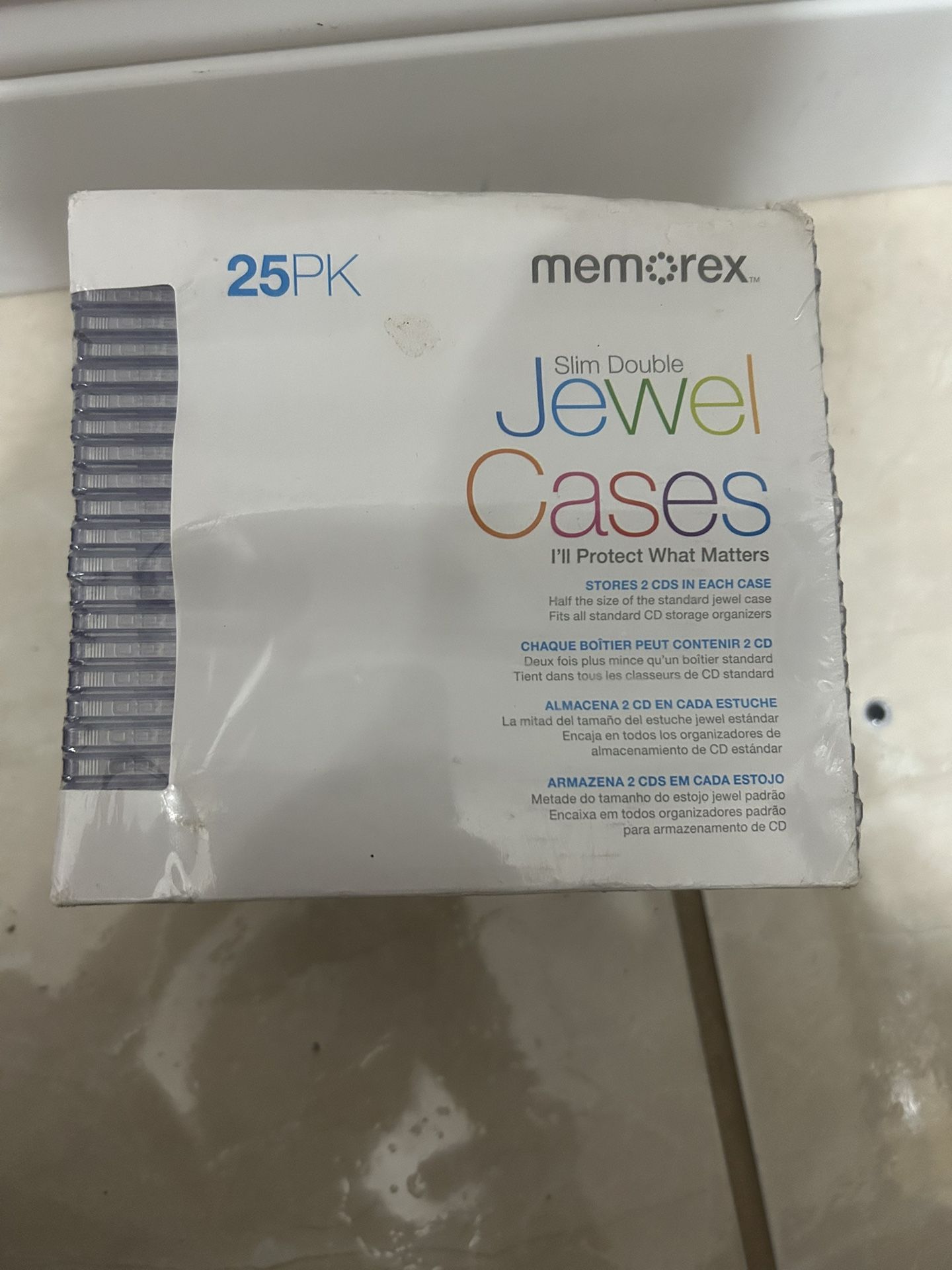 Memorex Slim Double Jewel CD Cases