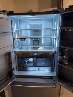 KitchenAid stainless steel refrigerator,