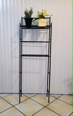 🎀 3-Tier Metal Bathroom Organizer Shelves over Toilet Storage Rack