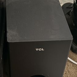 TCL soundbar & subwoofer w/remote