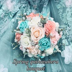 Custom Made Quinceañera Or Bridal Bouquets 