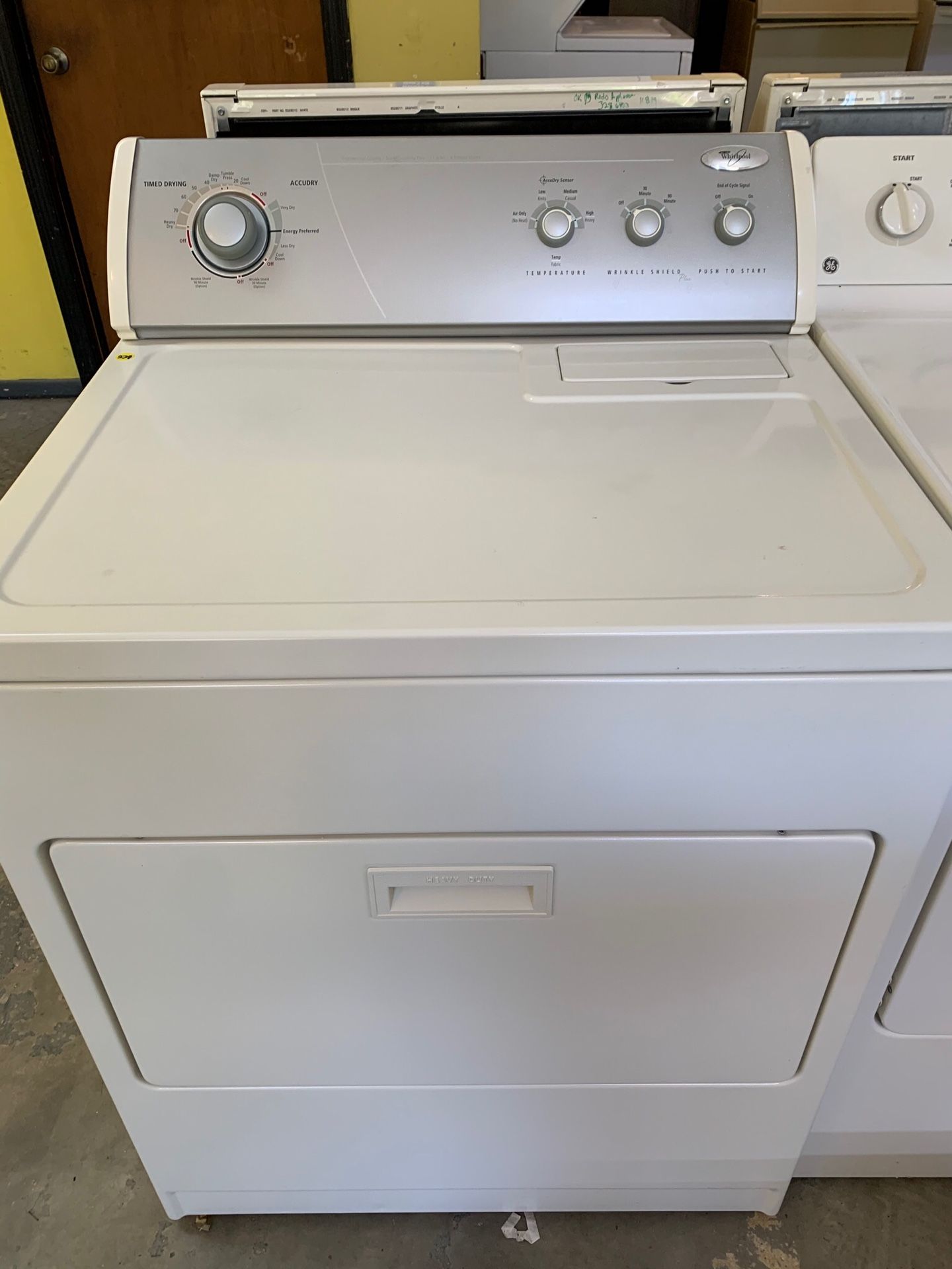 Whirlpool Imperial Series Dryer