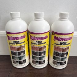 BRAND NEW Sealed 3-Pack Rejuvenate Floor Restorer & Protectant (32oz Each)