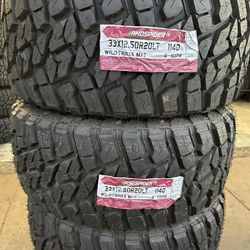 33x12.50r20 New Set Of MT Tires Installed