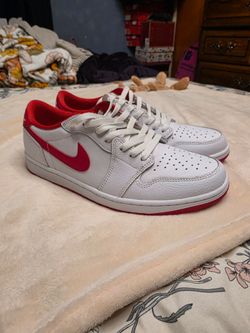 Retro 1s white and red