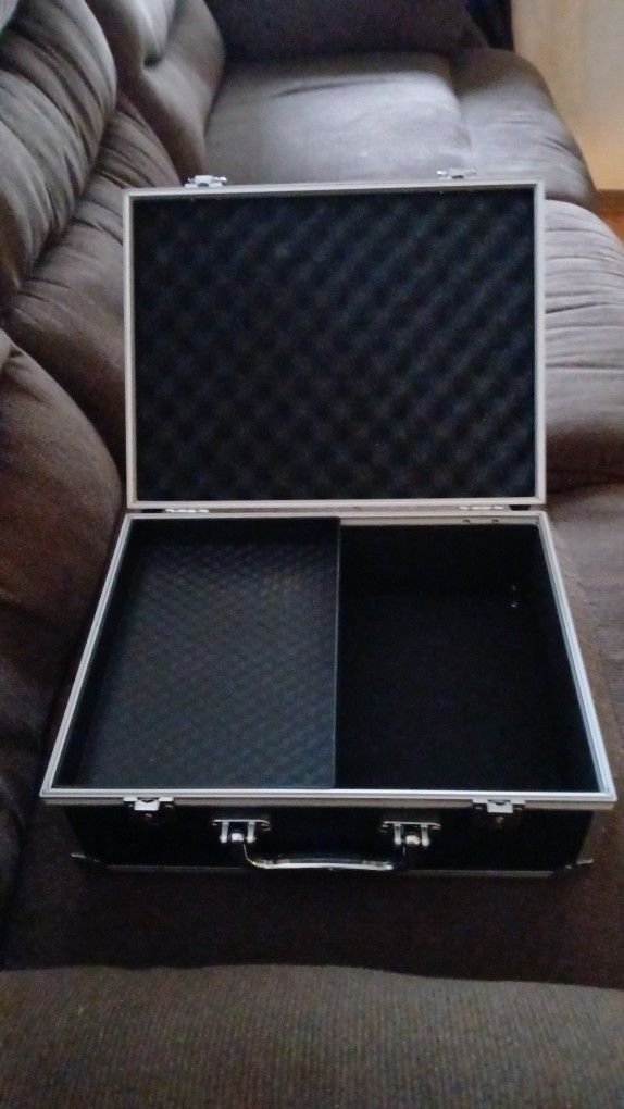 Black And Silver Storage Lockbox