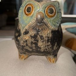 Lladro Little Eagle Owl Figurine Sculpture Hand Made In Spain Art Figure