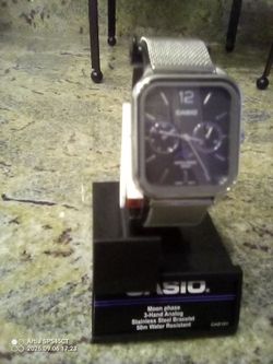 Silver Casio Watch