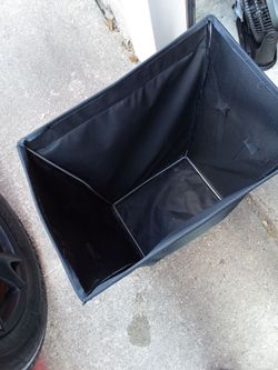 Black Laundry Basket with Lid