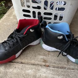 Air Jordan Jumpman Two Trey UNC/Bred Mismatch Size 10.5/9.5 - No Box - Great Condition