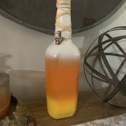 Rustic bottle for Fall / Thanksgiving / Halloween