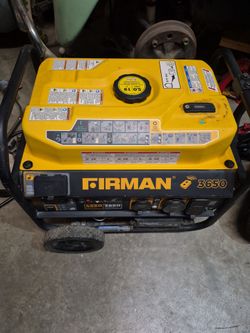 Firman 3650 Generator