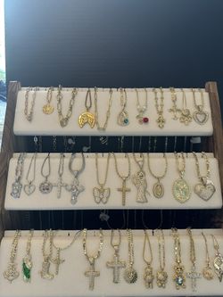 14 K Laminated Gold And Silver 