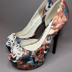 Multi-color Leopard Stilettos 