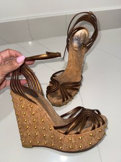 Gucci Studded Wedges