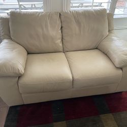 Italsofa leather Loveseat and Sofa
