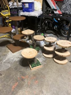 Wood stands