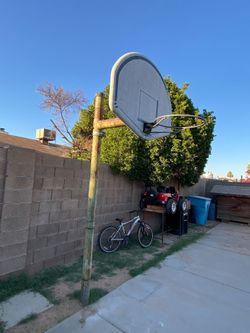 Commercial Grade Basketball Hoop (Dug Up & Ready to Load)