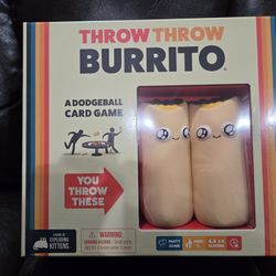 New Sealed exploding kittens throw throw burrito family board game