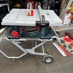 Bosch Table Saw 4100XC10 And Accessories 