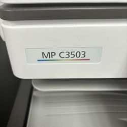 Ricoh MP c3503 Multifunction Printer With Finisher -Staple Function 