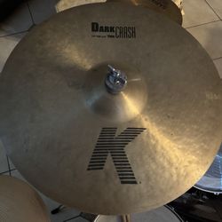 19” Zildjian K Dark Thin Crash