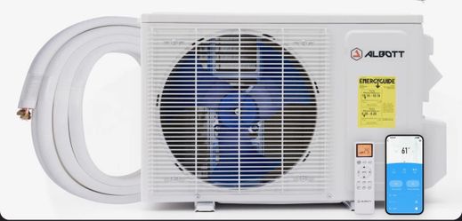 36,000 BTU, SEER2 18, 220V Inverter Energy-Efficient AC with Self-Cleaning, Remote