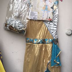 Cleopatra Custome Dress Size:41/16 For Girl