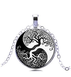 Tree of Life Pendant Necklace Jewelry for Women Yin Yang Necklace Pendant for Moms