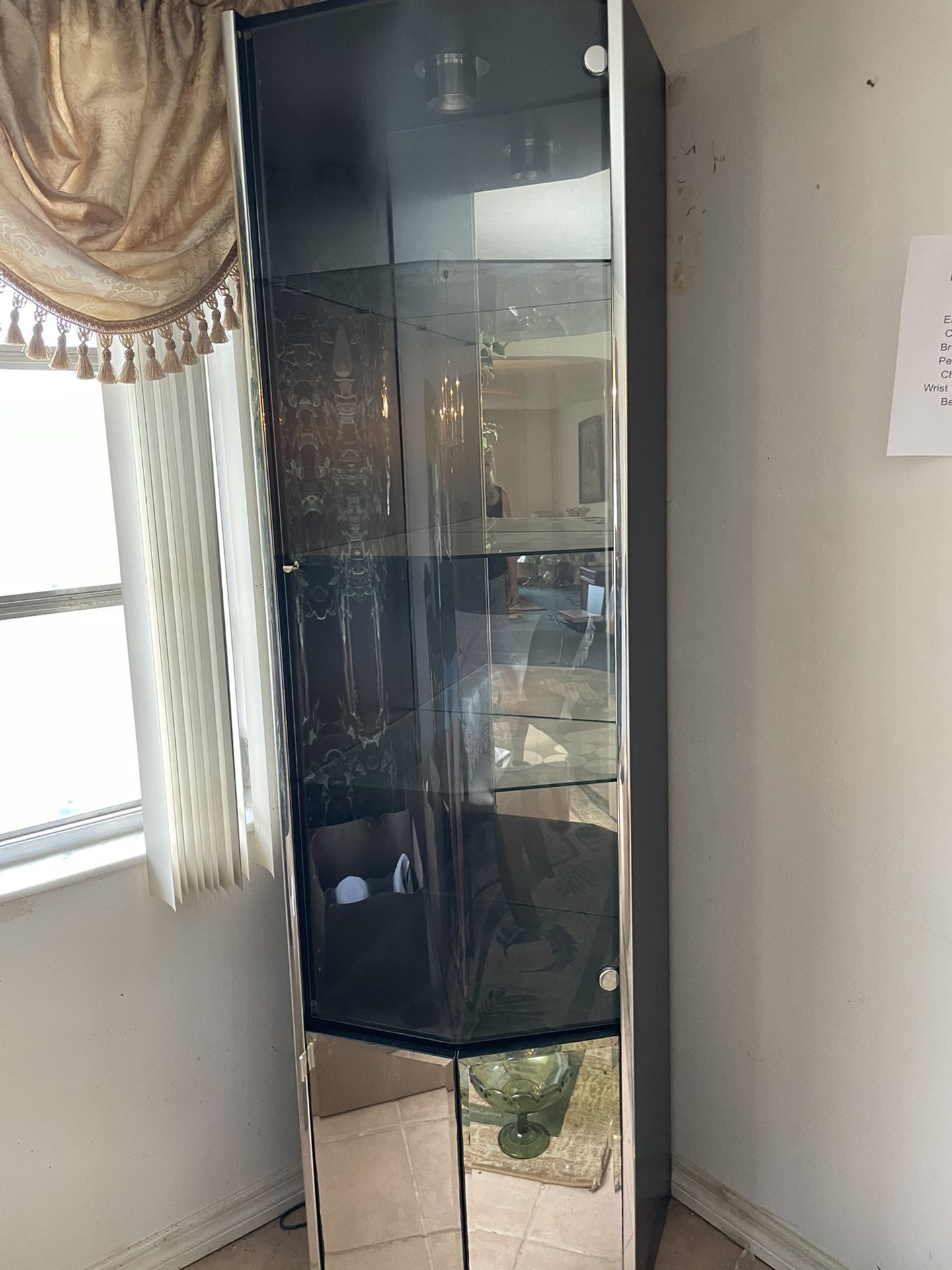 Entertainment Center Glass