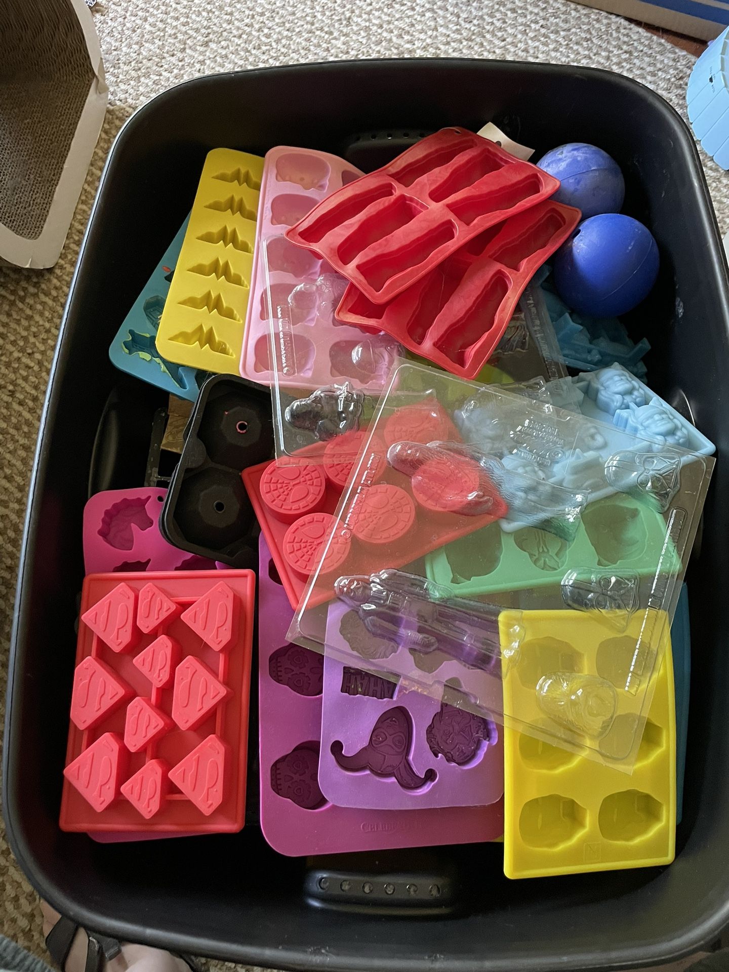 Whole Tote Of Silicone Molds