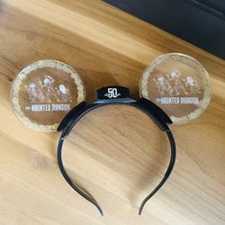Disney Glow Haunted Mansion Mickey Ears