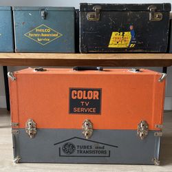 GE Color TV Service Repair Box (1970's)