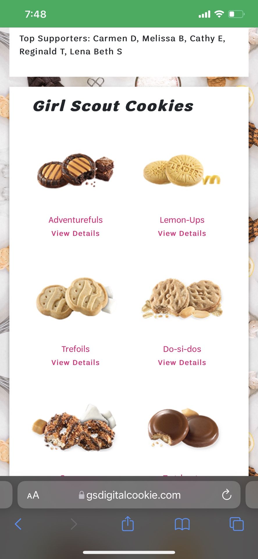 Girl Scout Cookies