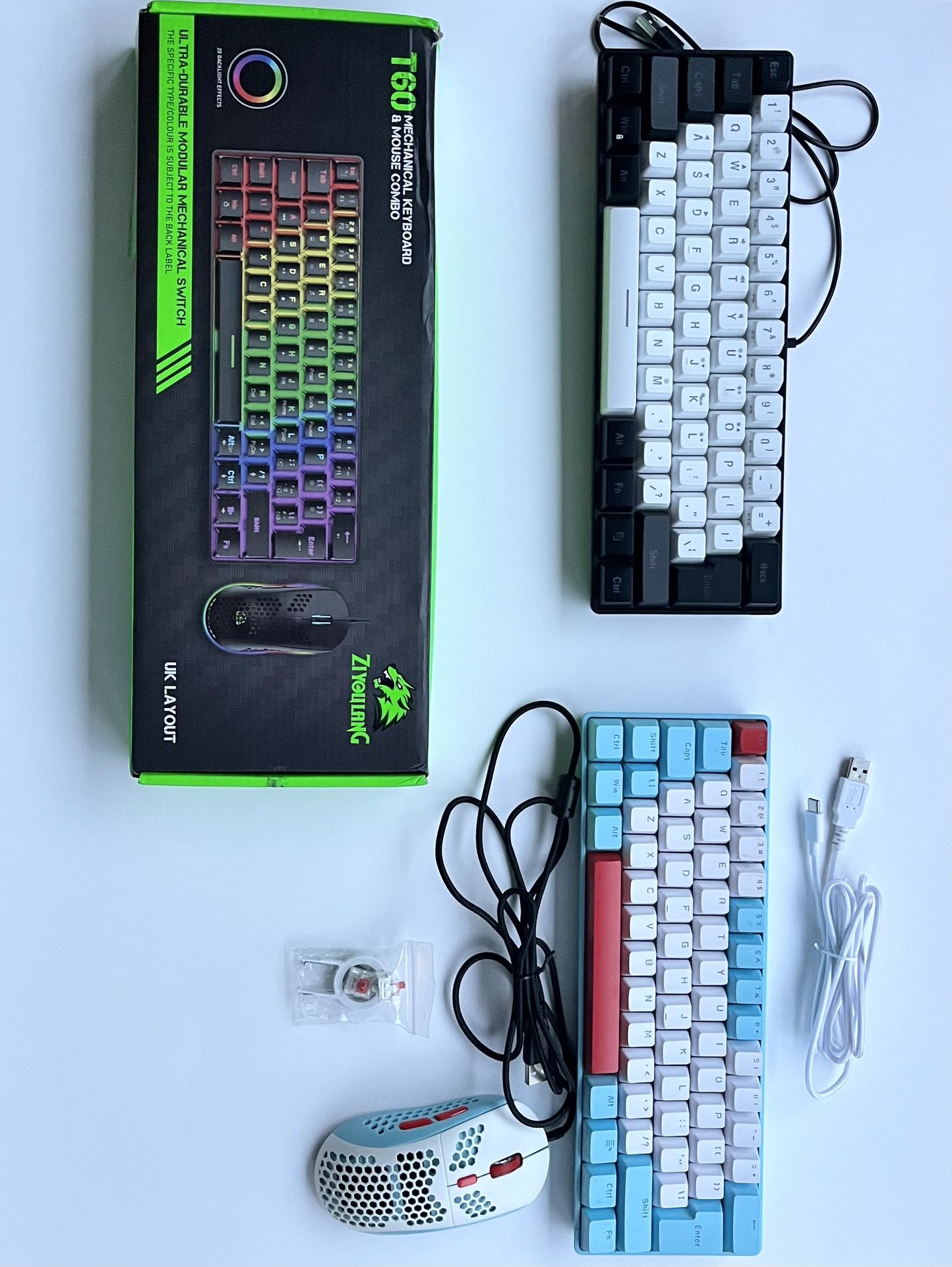 Ziyoulang t60 Mechanical Keyboard and Mouse Combo