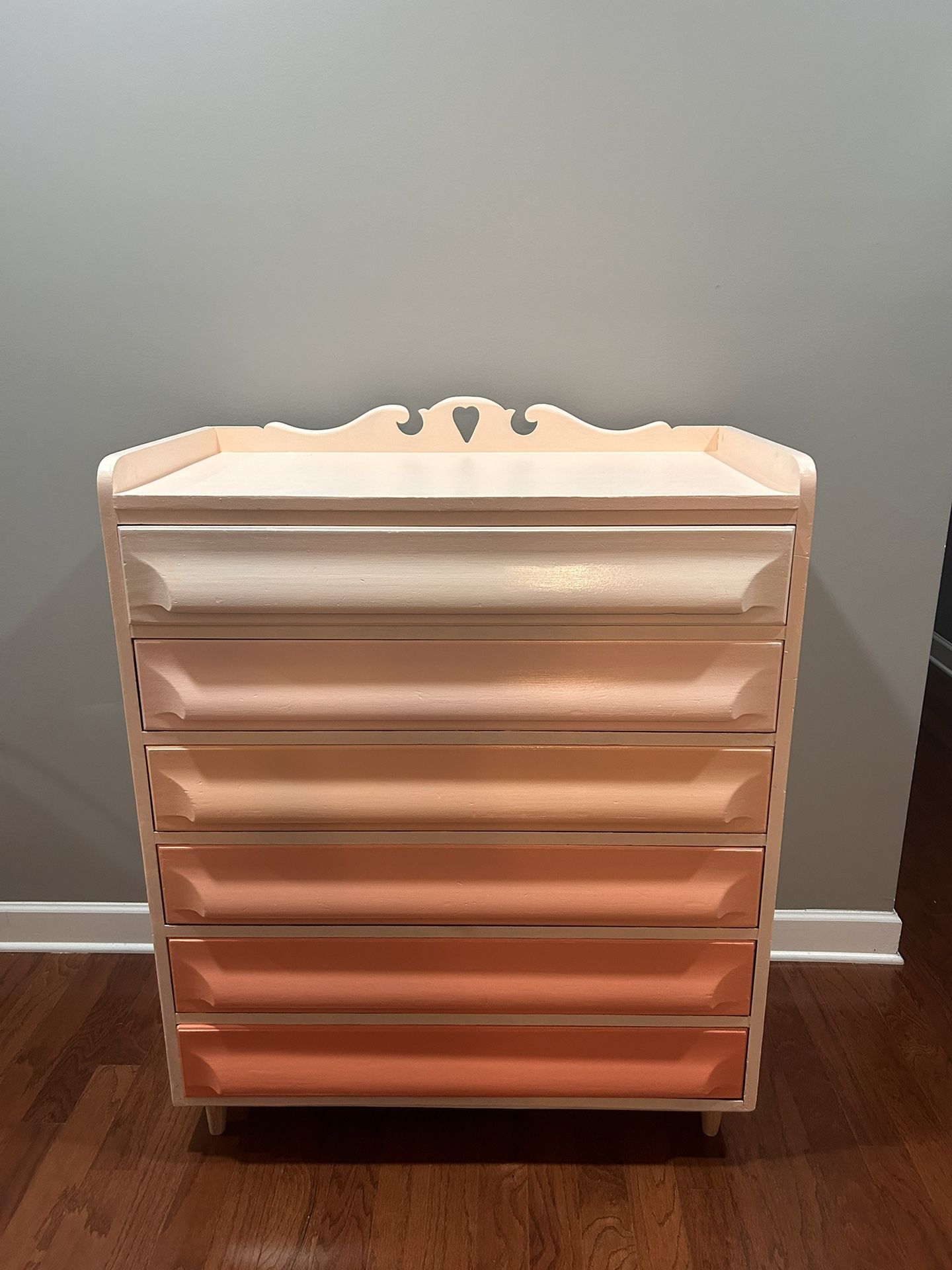 6 Drawer Ombré Dresser