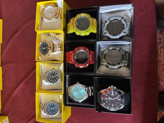(10) Watch Collection  new in box  never worn. Invicta