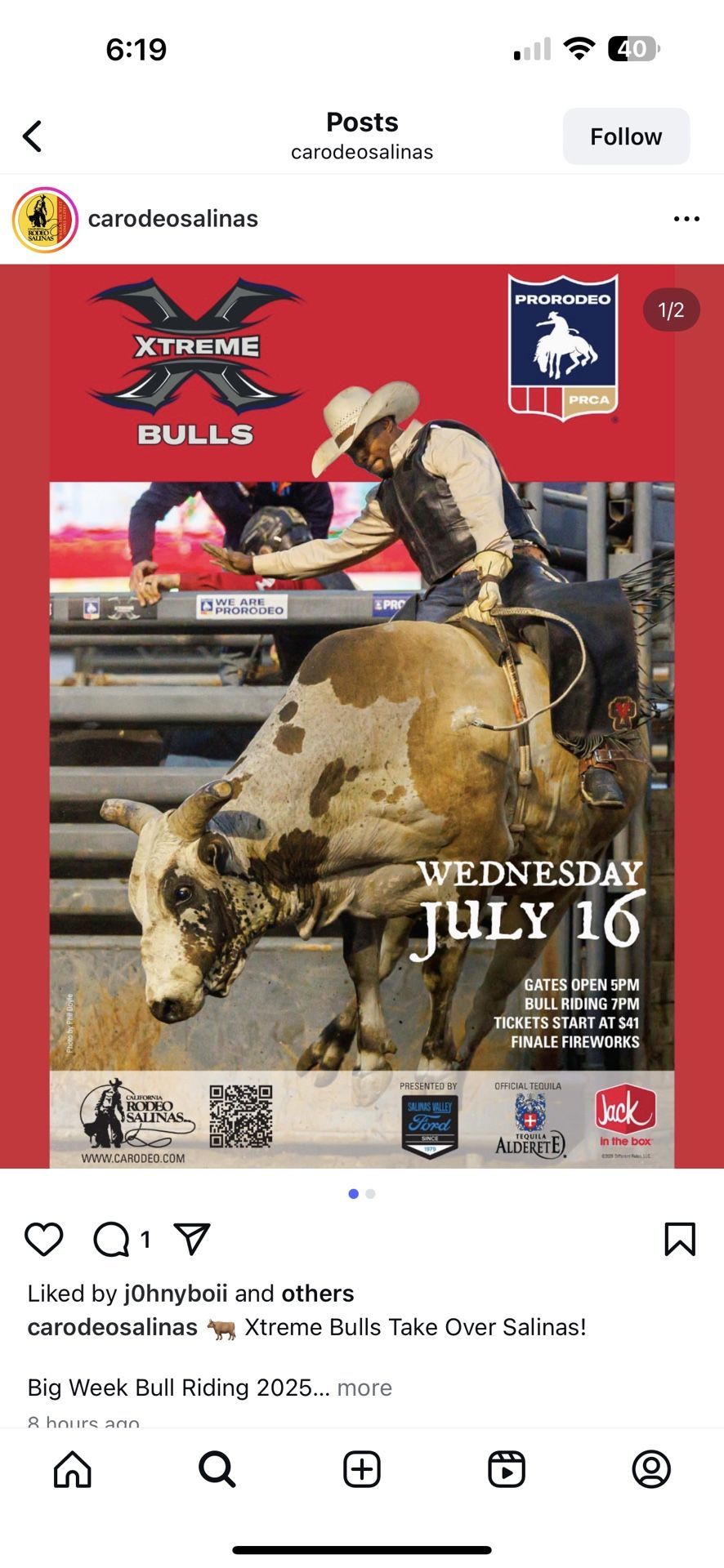 4 Combo Tickets For July 16