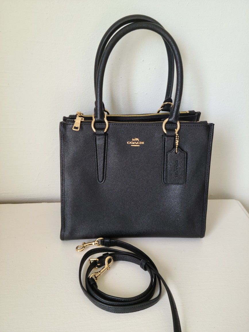 Coach Crossgrain Leather Carryall Handbag