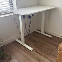 White Adjustable Standing Deck 39in Wide 