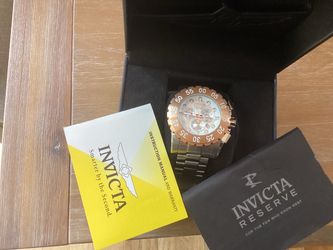 Big Invicta reserve Swiss made watch