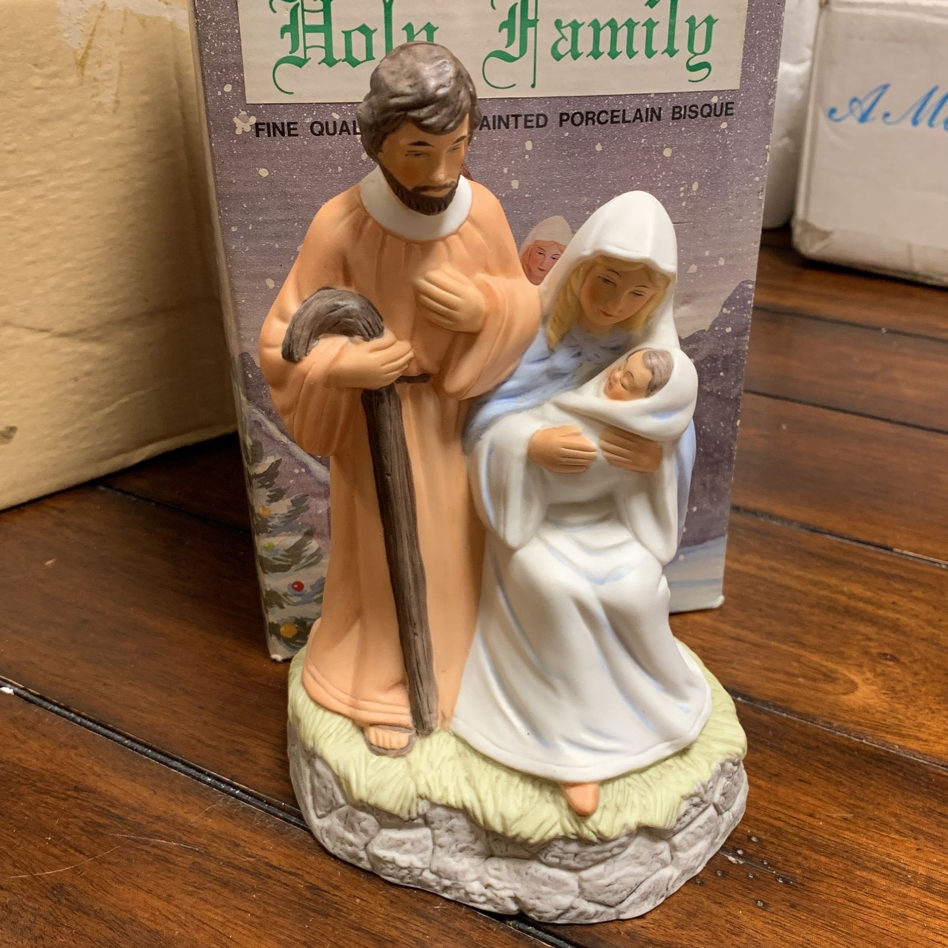 Holy Family Porcelain Bisque 