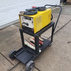 Chemetron 220V 1 Phase Arc Welder With Cart And