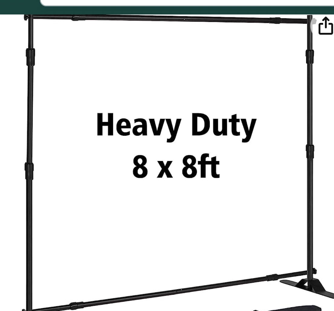 Heavy Duty Backdrop Stand/cortinero For Sale $45