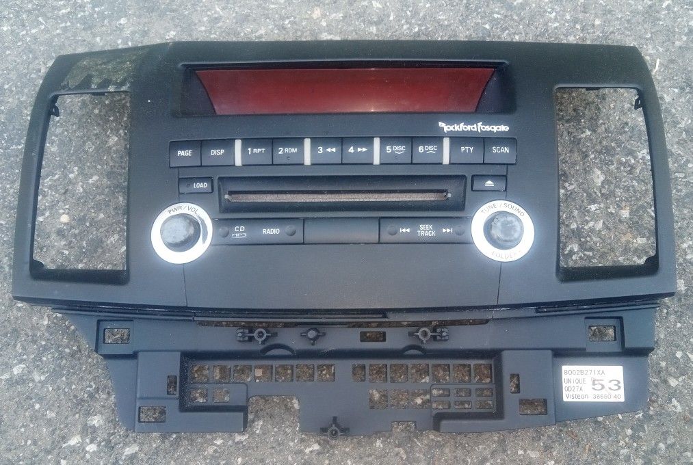 $75$*2009*MITSUBISHI*LANCER*FACTORY*ROCKFORD*FOSGATE*RADIO/CD PLAYER*$75$*