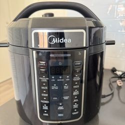 Midea 12-in-1 Electric Pressure Cooker, 6 Quarts, 12 Presets, Multi-Functional Programmable Slow Cooker, Rice Cooker, Steamer, Sauté Pan, Yogurt Maker