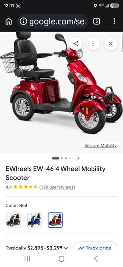 2025 ewheels EW-46 new has 6 miles on it scooter