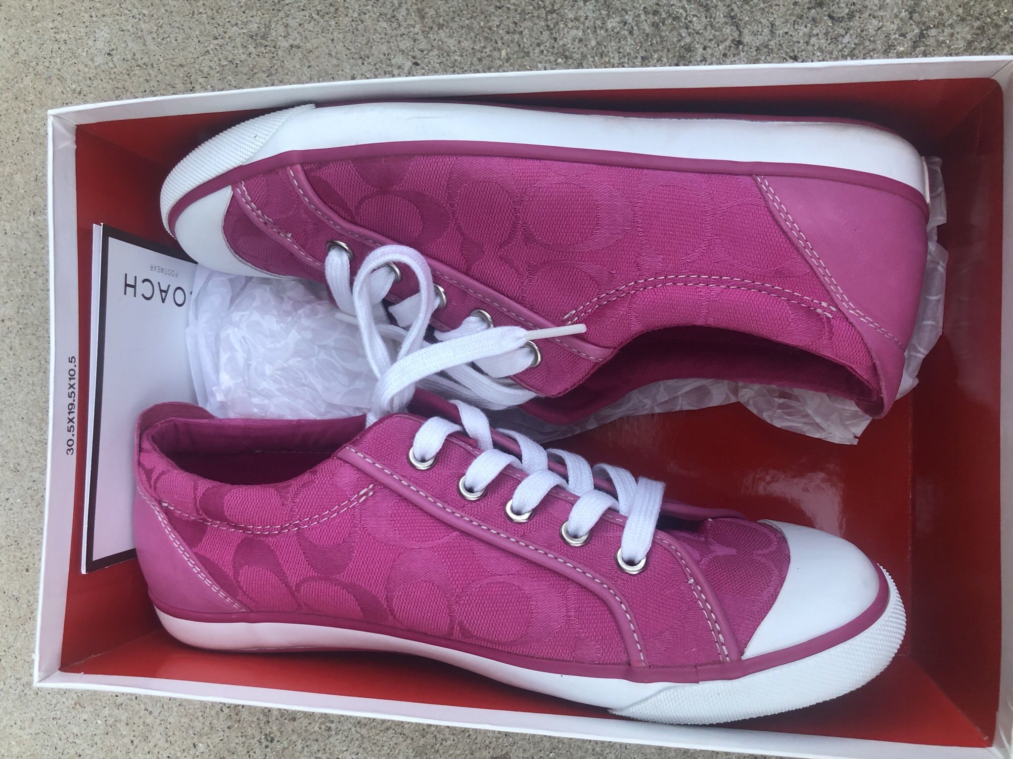 Coach purple shop shoes
